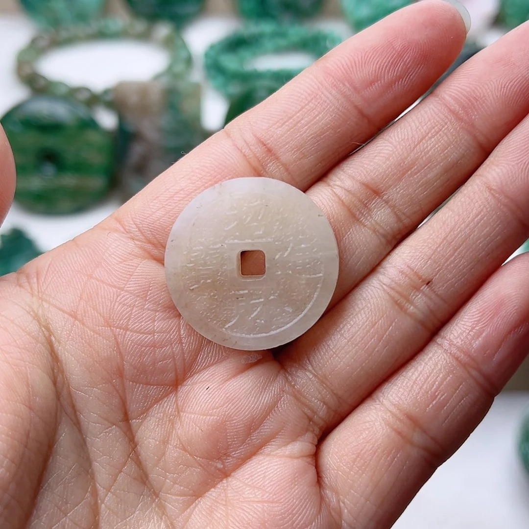 独山玉挂件未镶嵌温*