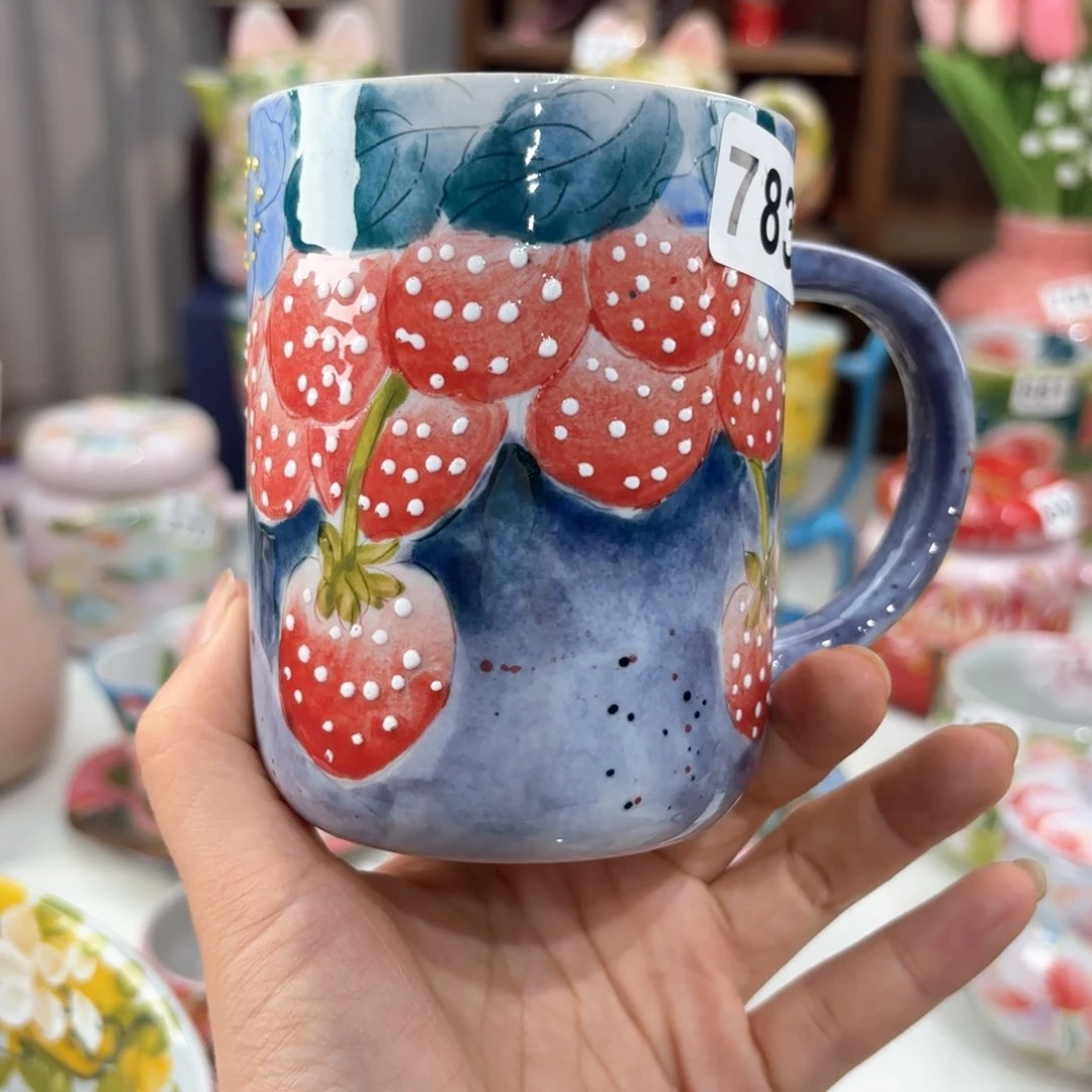 景德镇手绘高温釉下彩陶瓷茶具