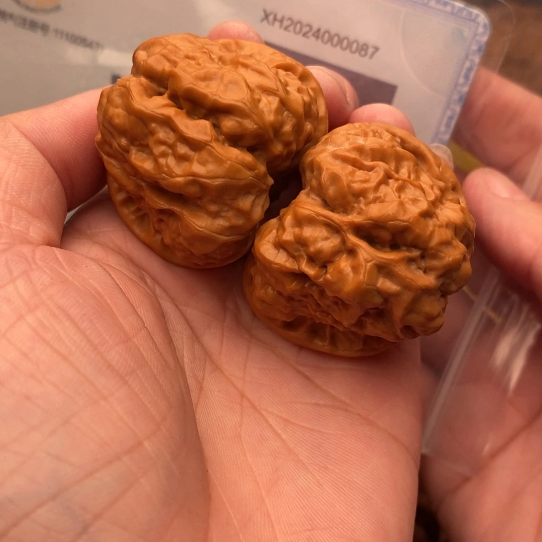 文玩核桃把件开背蛙39