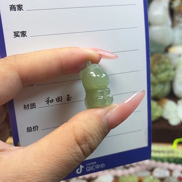 和田玉银S925镶嵌颈饰