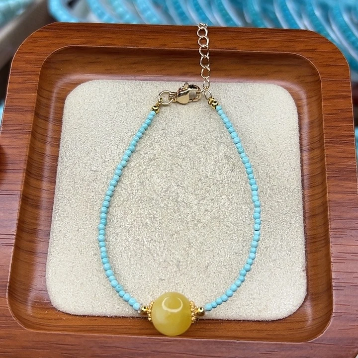 未镶嵌绿松石手链