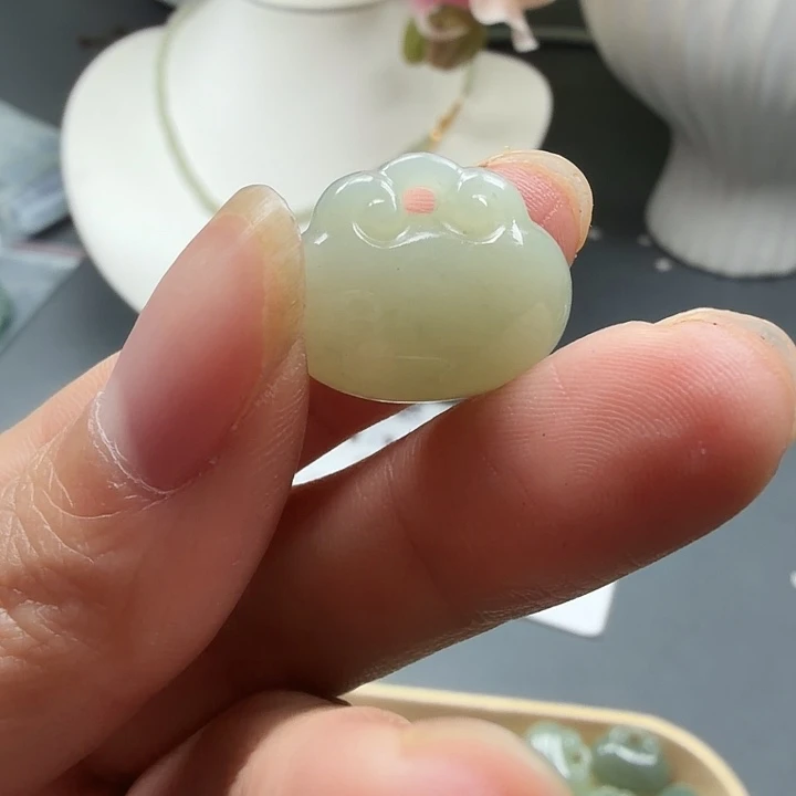 和田玉未镶嵌颈饰16