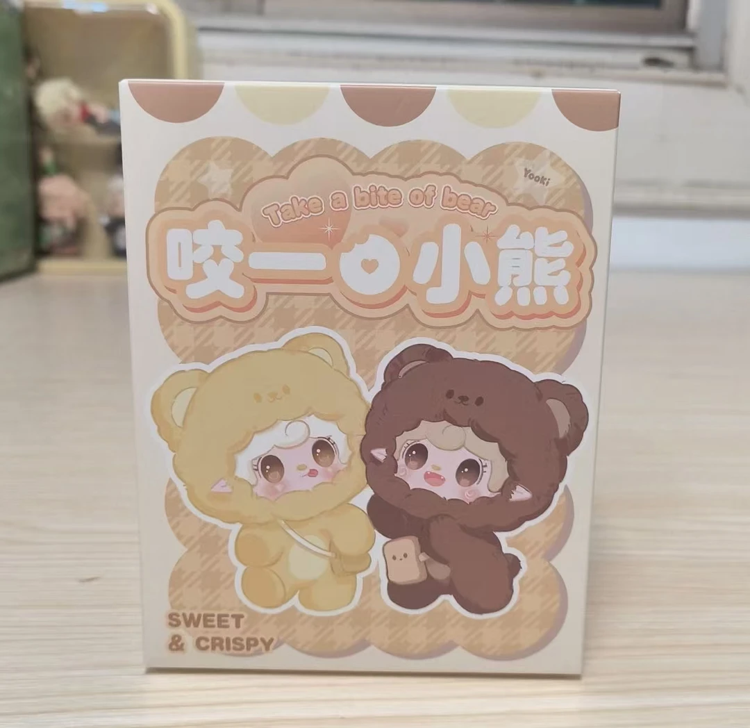 氧氧yooki咬一口小熊毛绒盲盒直播间代拆