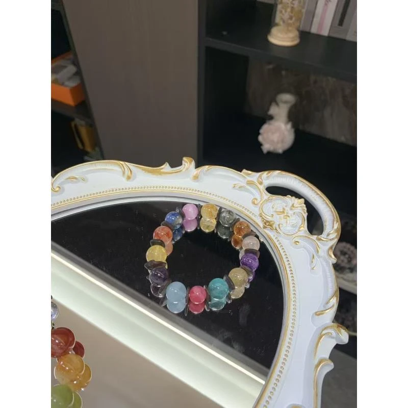 各系彩宝沉香隔片水晶氛围感手串多样性发其一