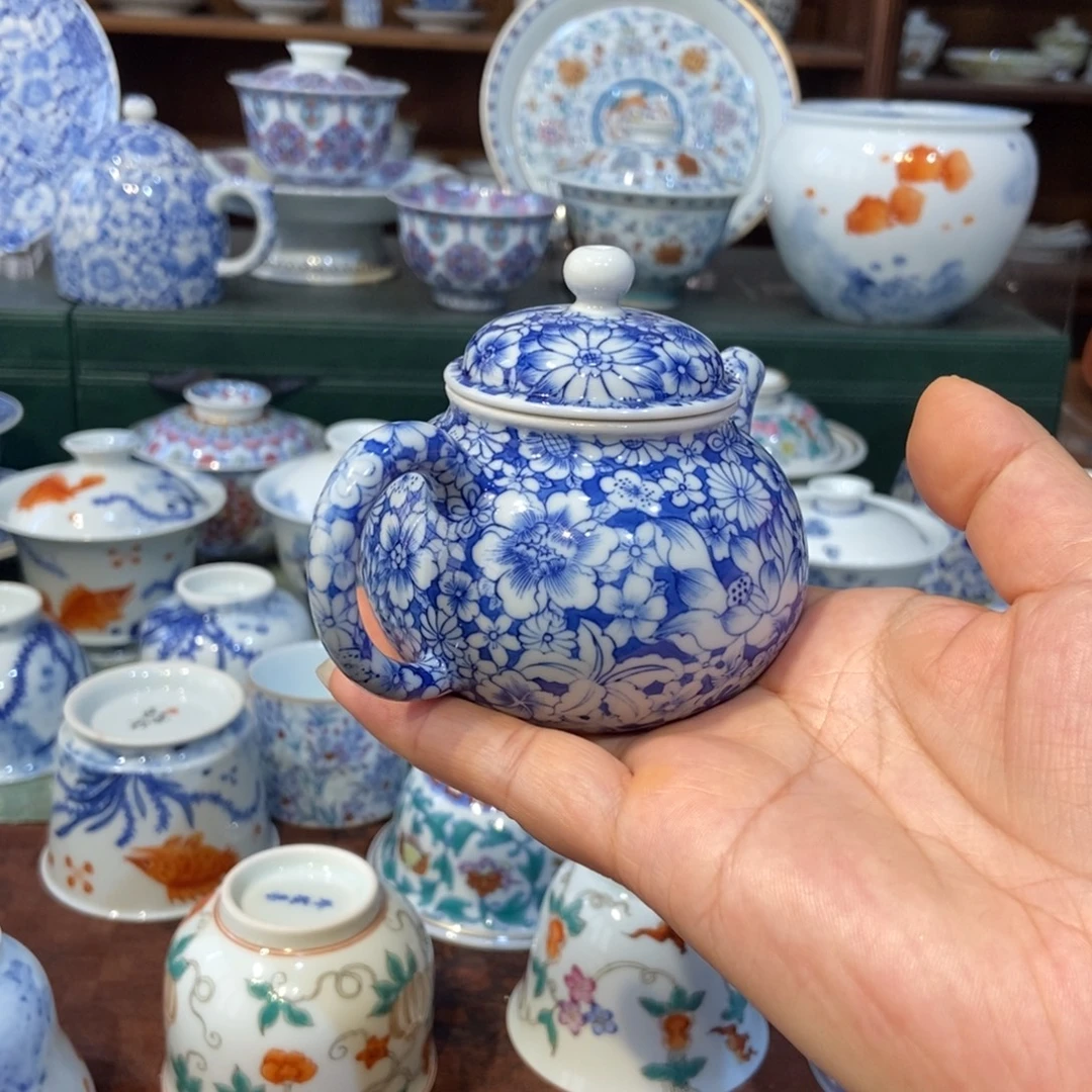 w雪山春晓万花手工壶