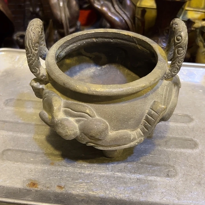 黄铜摆件，文房工艺品摆件
