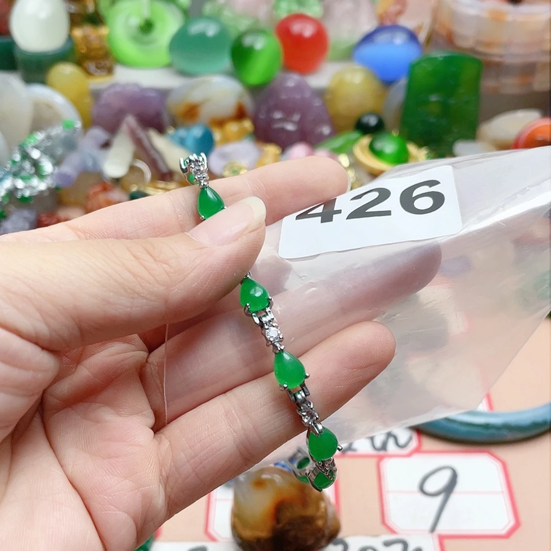 玛瑙/玉髓颈饰合金三*