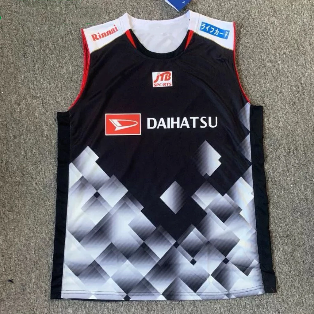 25年新款羽毛球服桃田贤斗同款大赛服无袖背心男女短袖比赛服速干