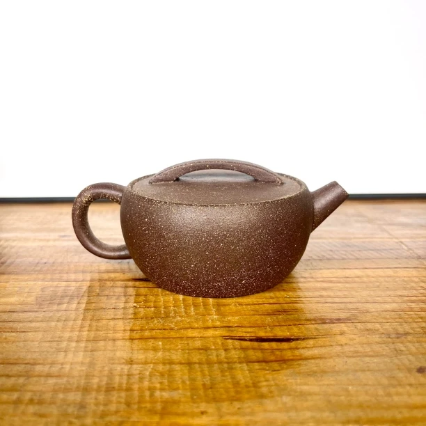 （卢））紫砂粗陶汉瓦壶 名家纯全手工宽口汉瓦小容量品泡茶功夫茶具