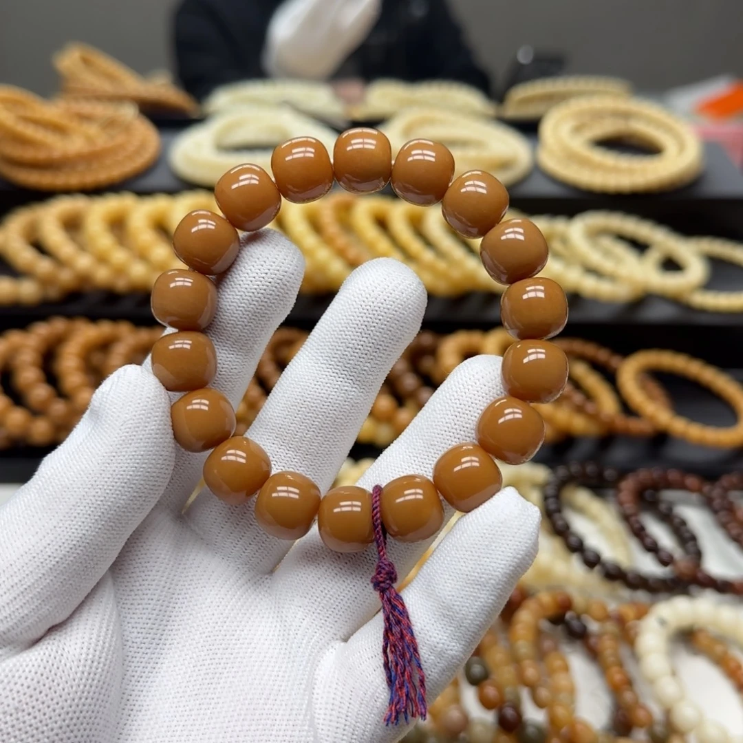 手串菩提根/象牙果12×13 11年 微瑕