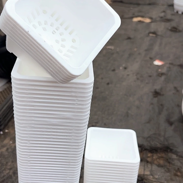 100白方盆9公分高7公分100个