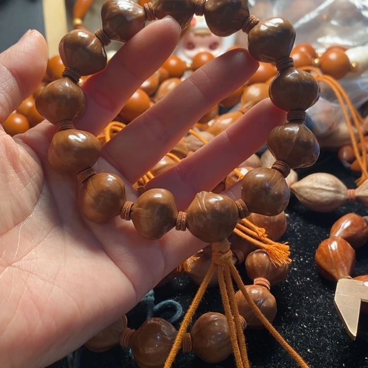 手串/手链橄榄核蜜桃十三颗