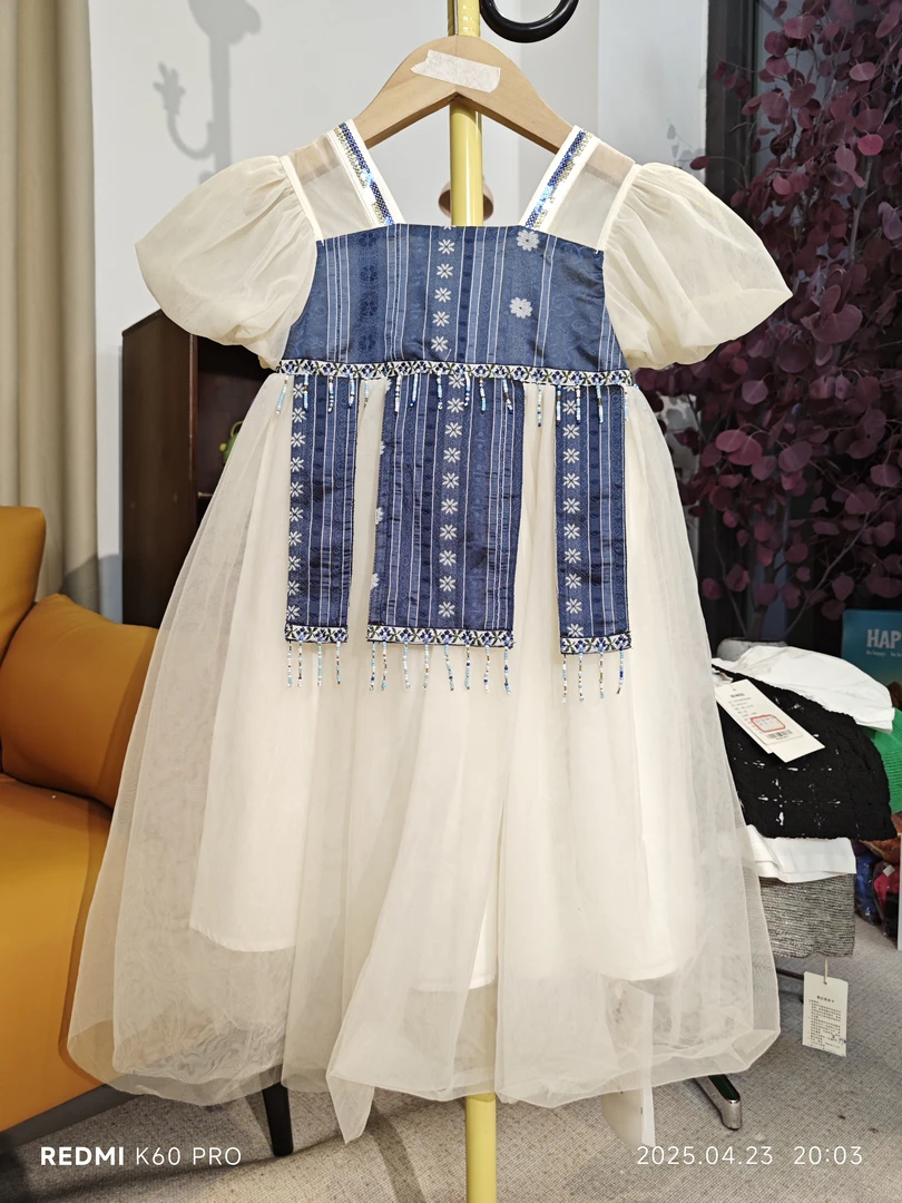 29061高端潮流时尚百搭休闲童装时尚连衣裙C6-1-3