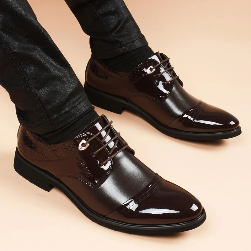 【香港DcSU&Shoes官方正品】男士真皮商务休闲正装潮流透气男鞋子