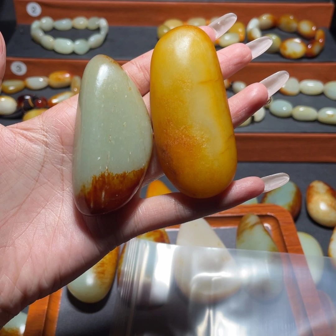 和田玉未镶嵌颈饰五*