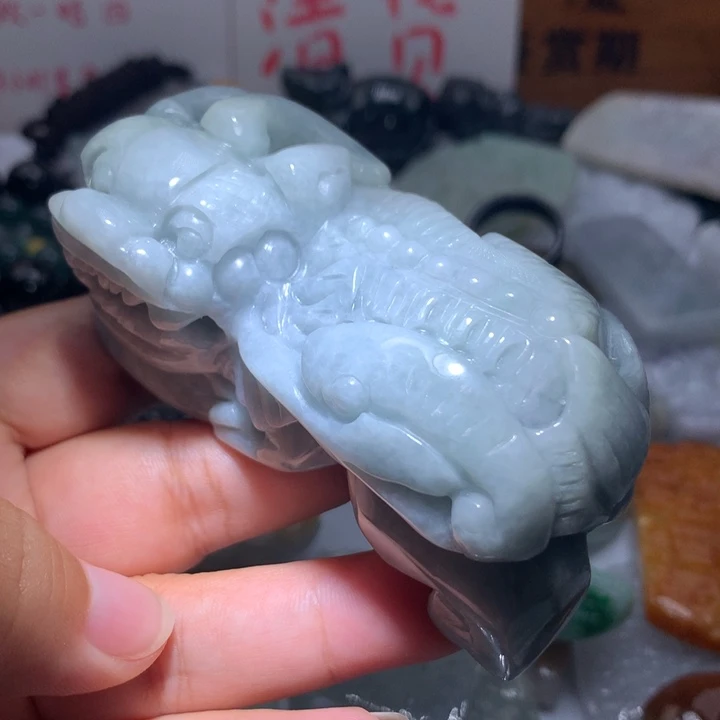翡翠未镶嵌颈饰保真天然A货翡翠