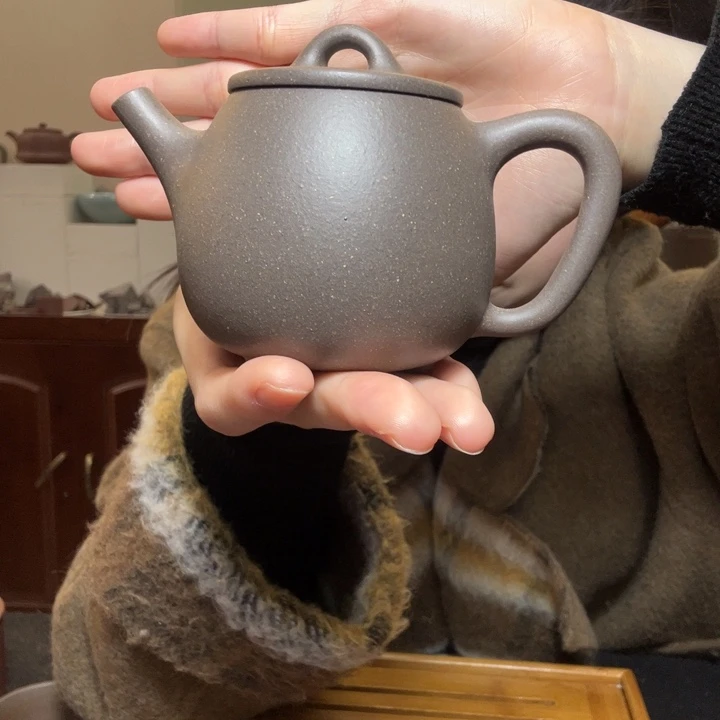 紫泥茶壶是****啊合作款高石瓢200cc