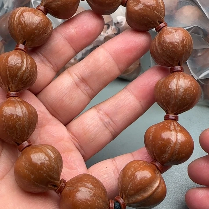 ღ***࿐手串橄榄核橄榄核原皮铁核