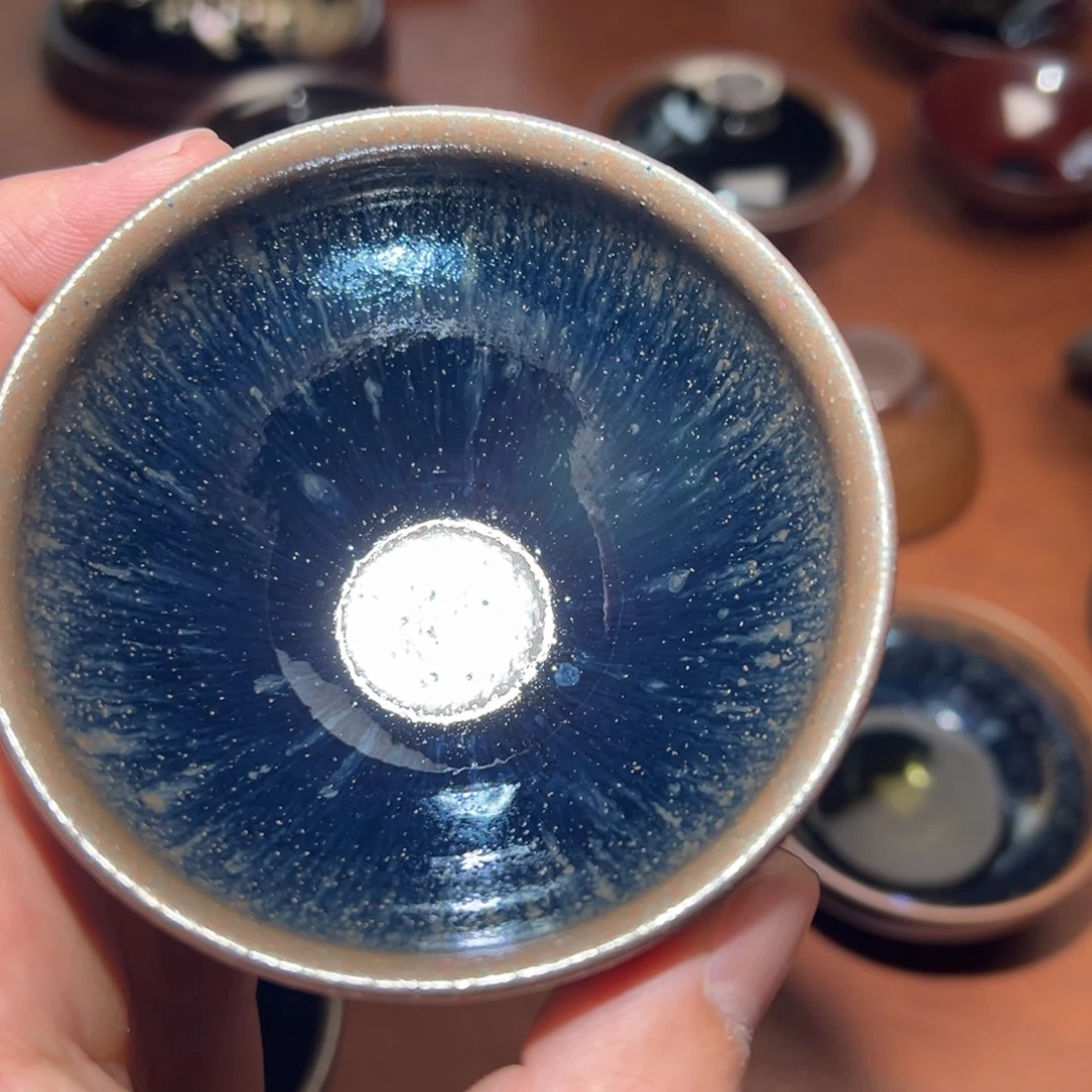 茶盏柴烧建盏主人杯建窑建盏