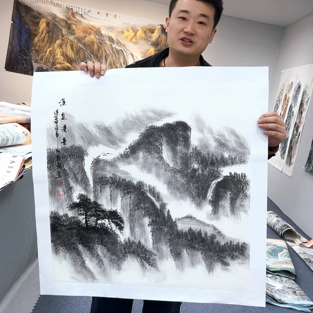 国画国画作品宣纸纯手绘