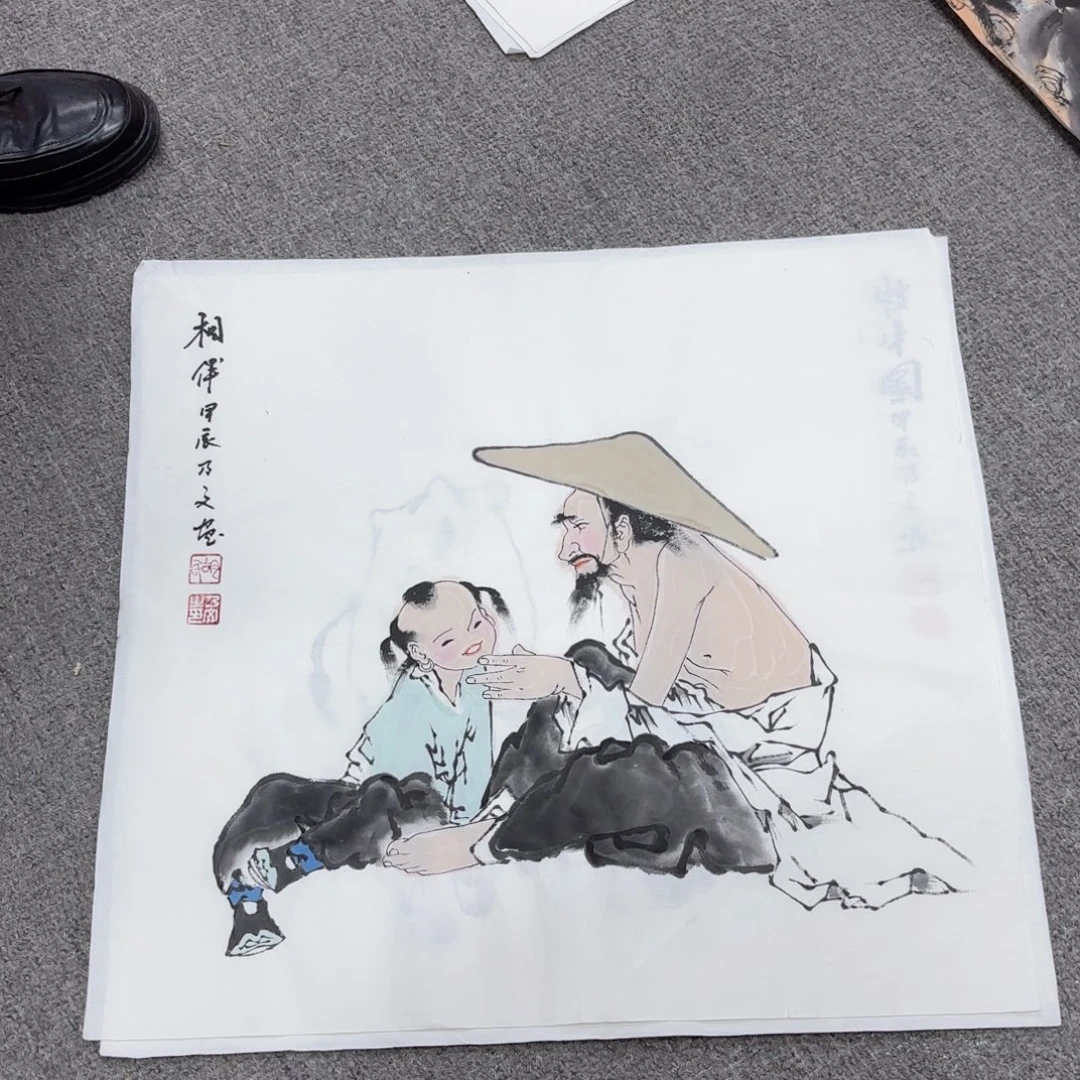 国画国画作品多次