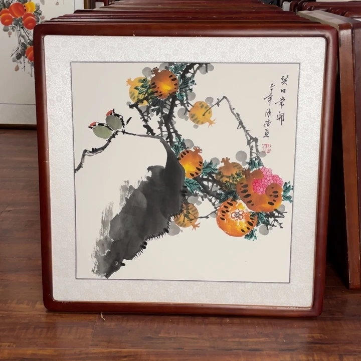 国画带框尺寸63*63厘米