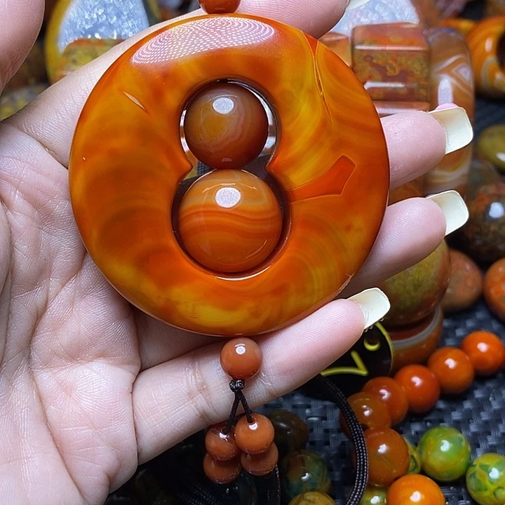 華***澔玛瑙/玉髓未镶嵌手链