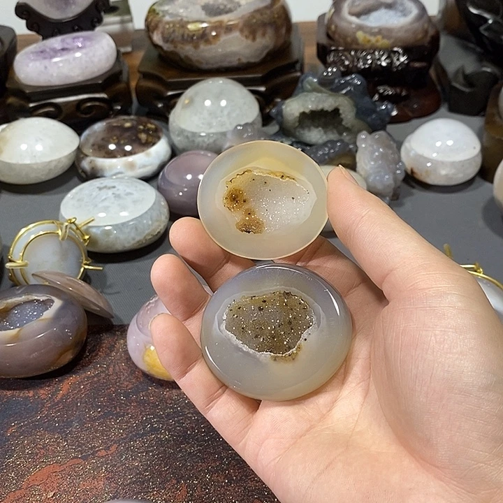 水晶摆件未镶嵌聚宝盆
