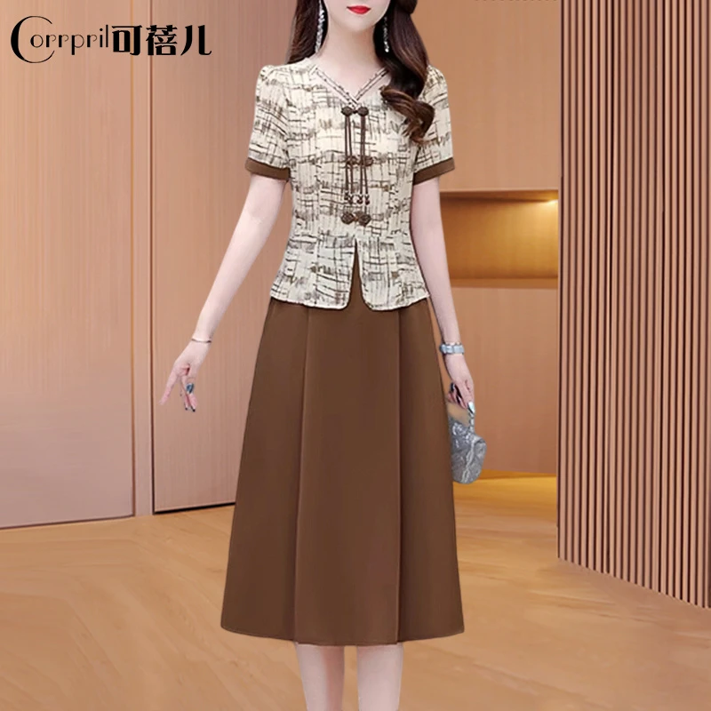 【可蓓儿】品牌高端广州十三行连衣裙女夏2025新款今年流行爆款裙子