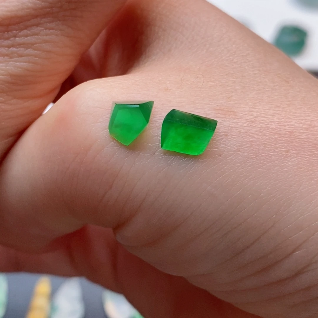 未镶嵌定制翡翠切割面