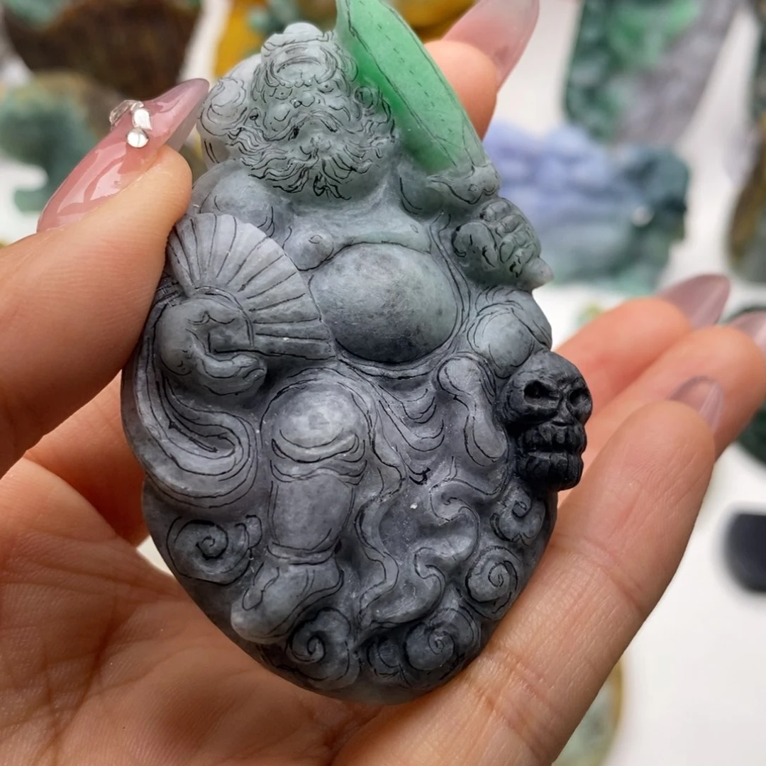 早***好定制翡翠未镶嵌天然缅甸A货翡翠