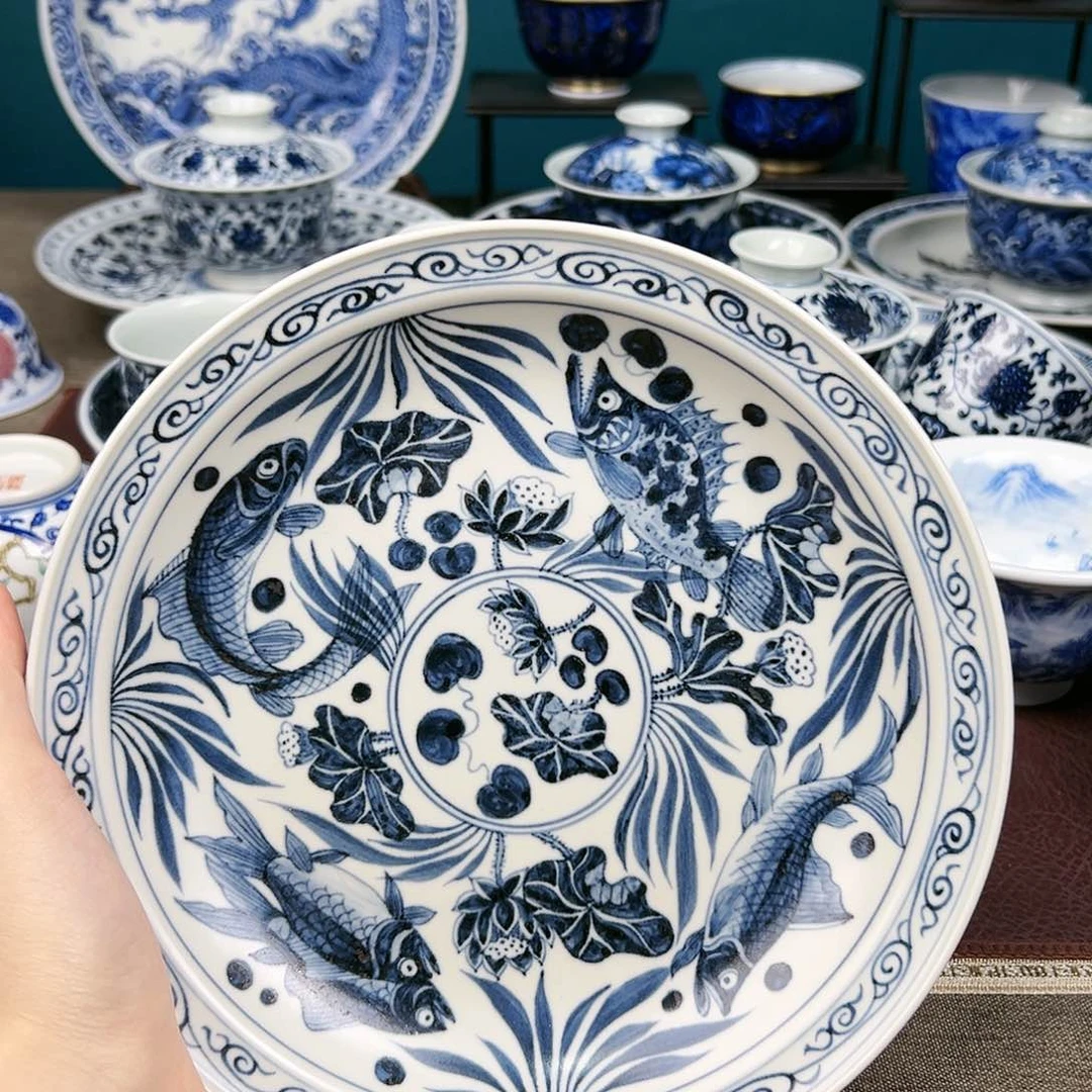 一**2景德镇陶瓷壶承。   景德镇