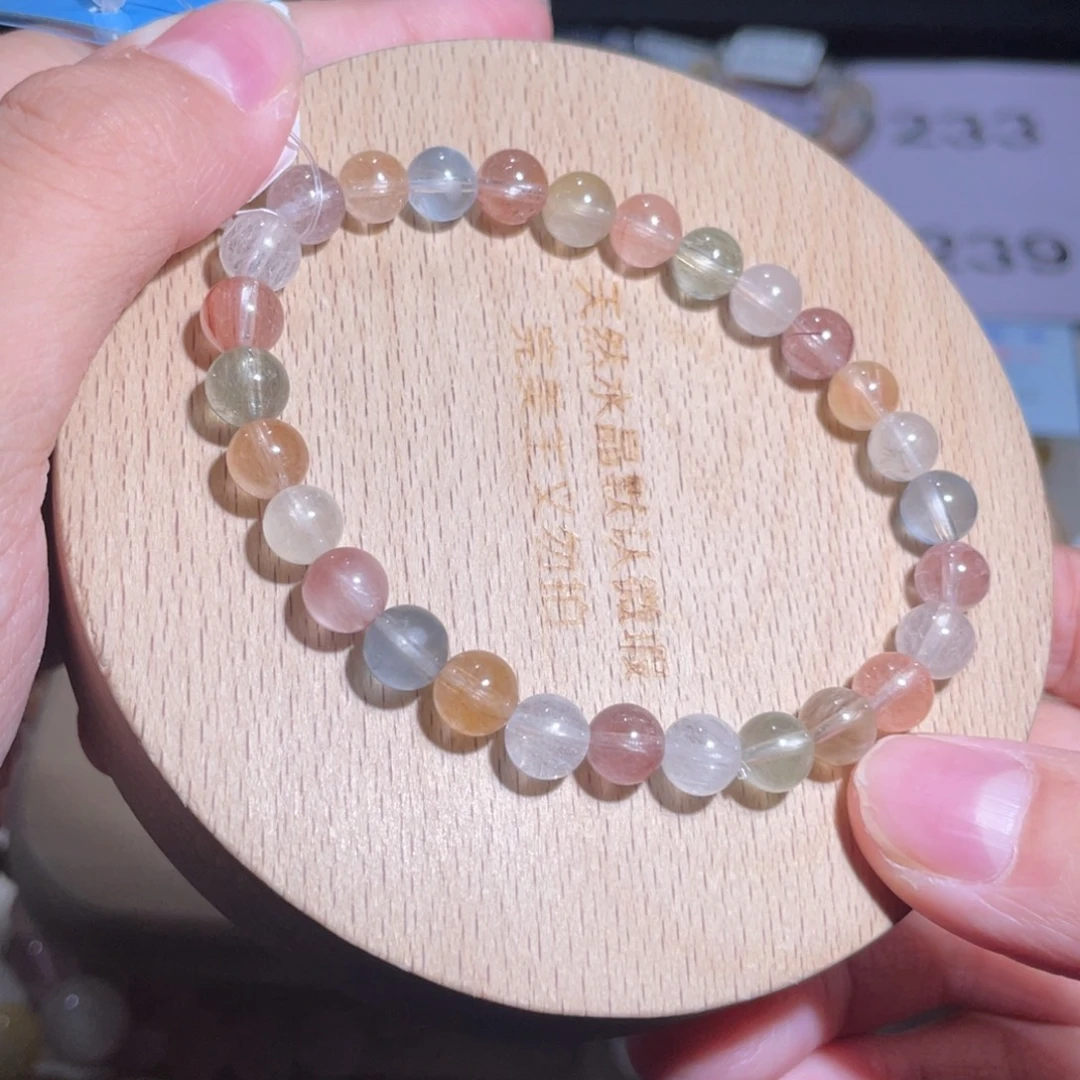 未镶嵌手链水晶233 号多样性发一M 6mm+