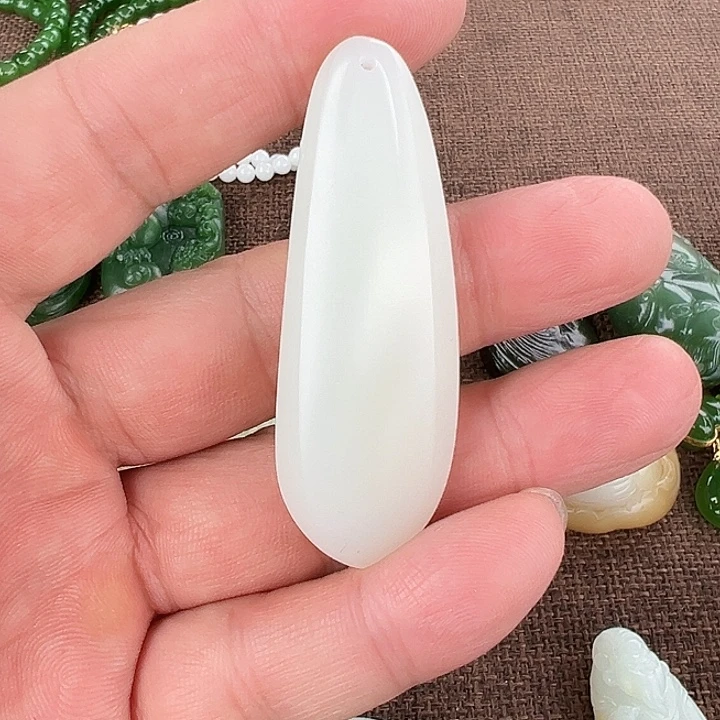 和田玉（白玉）未镶嵌吊坠(不含链)