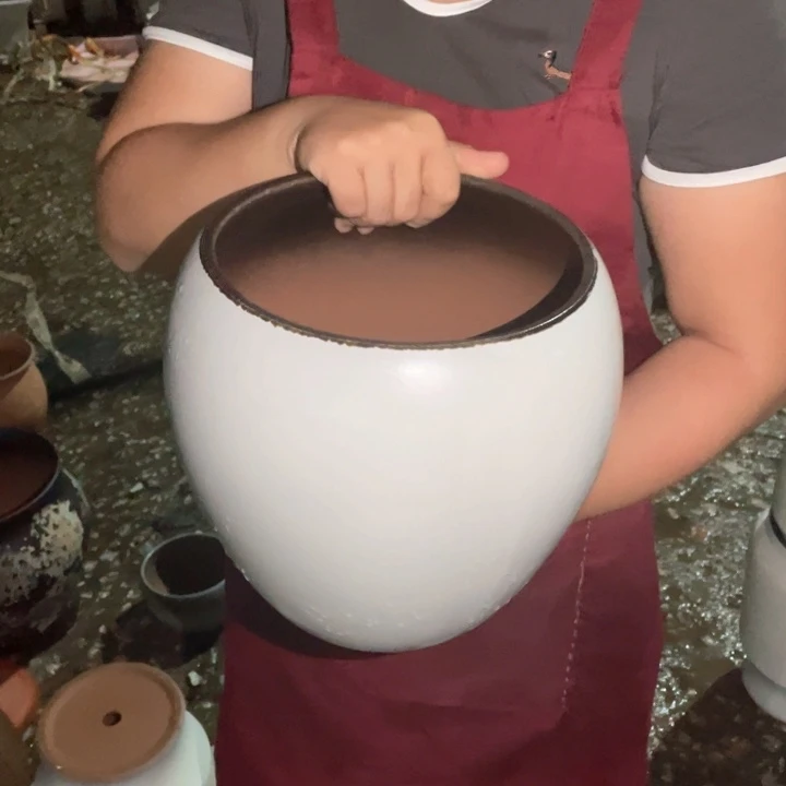 紫砂花盆口20高24正品正品