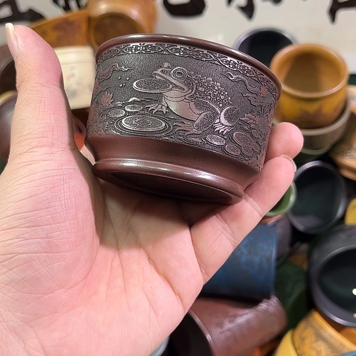 茶杯紫砂全手工紫砂主人杯