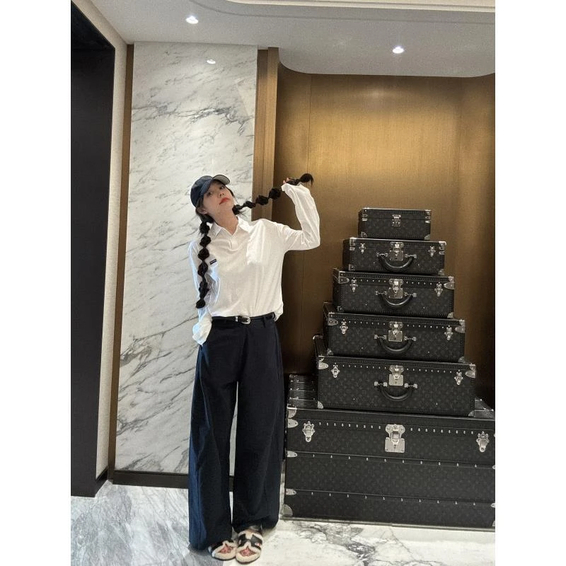 BETTER JOELAY-赠【灰白腔调】高级直筒裤子宽松百搭休闲WL1152