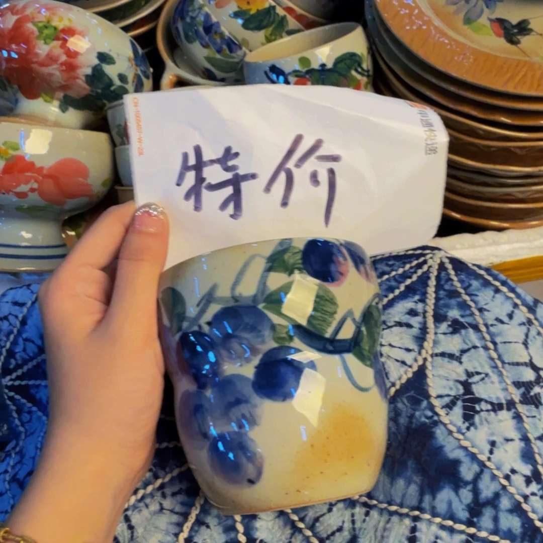 瓷片景德镇陶瓷手工手绘