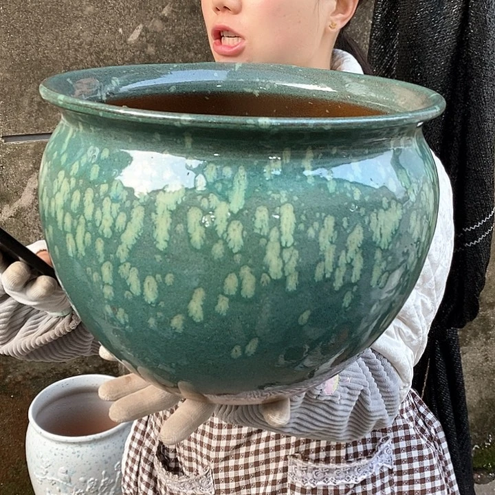 紫砂花盆正品口30高24