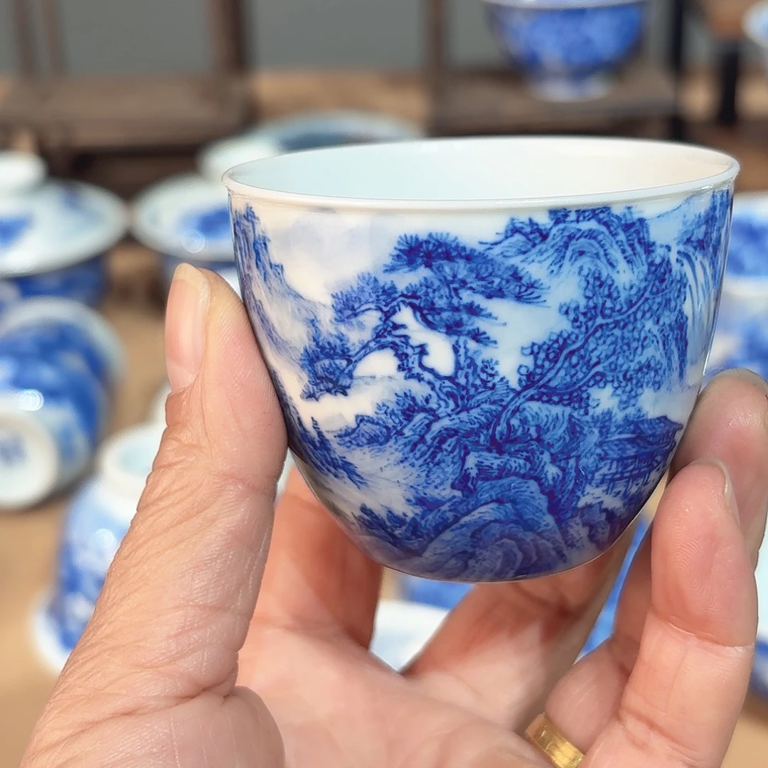 浥***茗景德镇纯手绘单杯