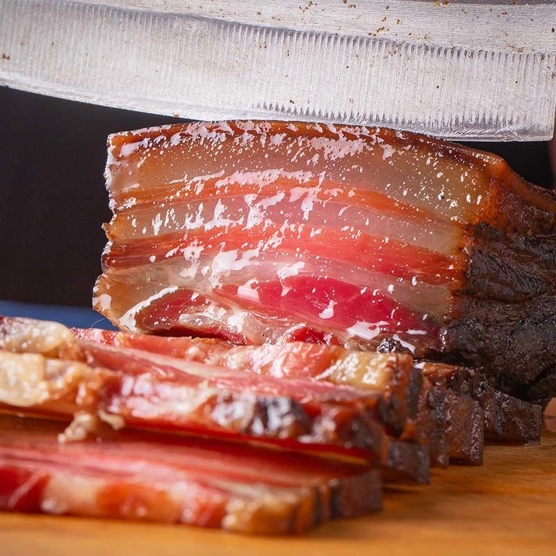 【买三斤送两斤】农家自制烟熏五花腊肉真空包装到手5斤包邮