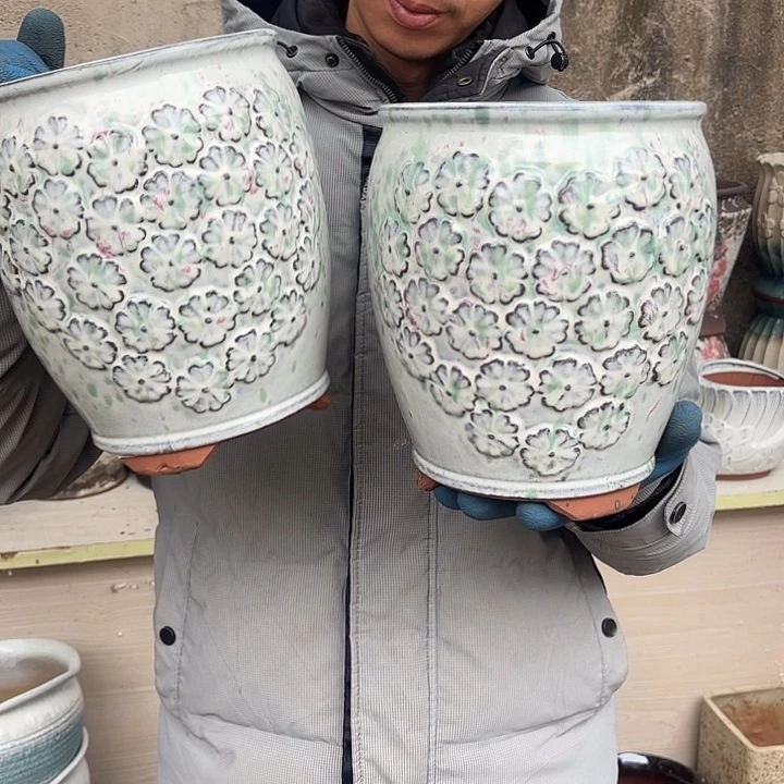 红陶精品两个口径18高度23