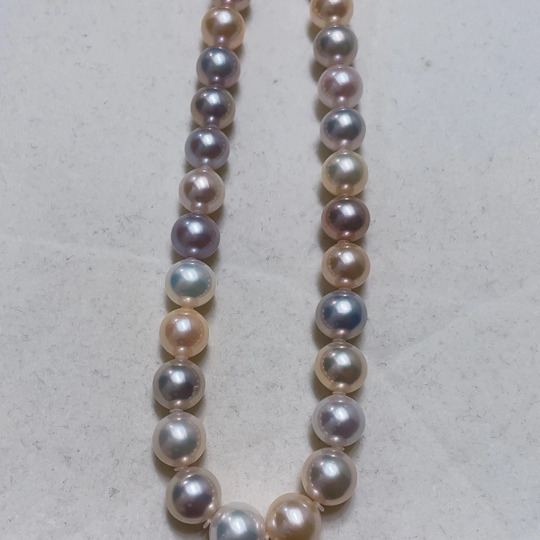 淡水珍珠银S925镶嵌颈饰