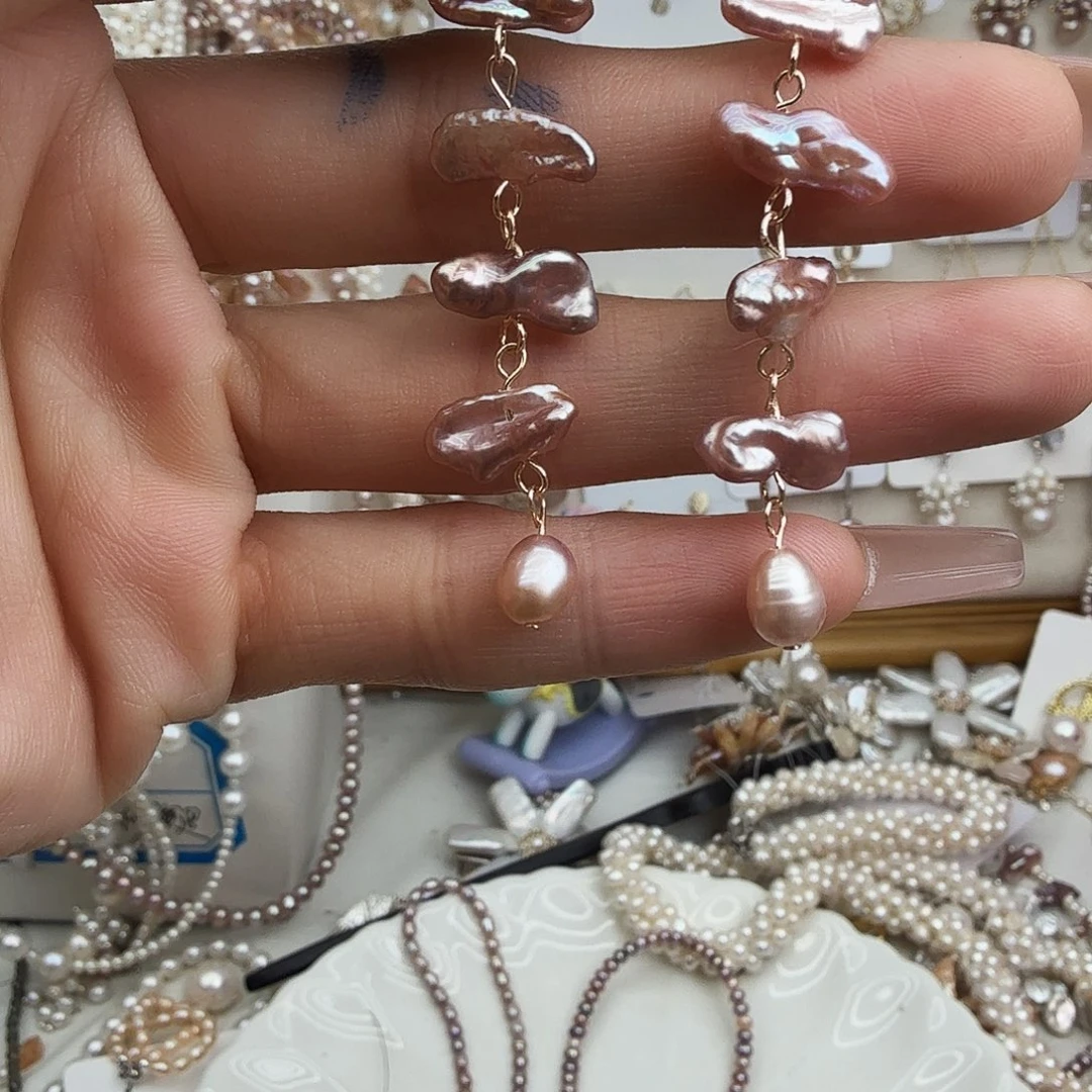 未镶嵌颈饰淡水珍珠