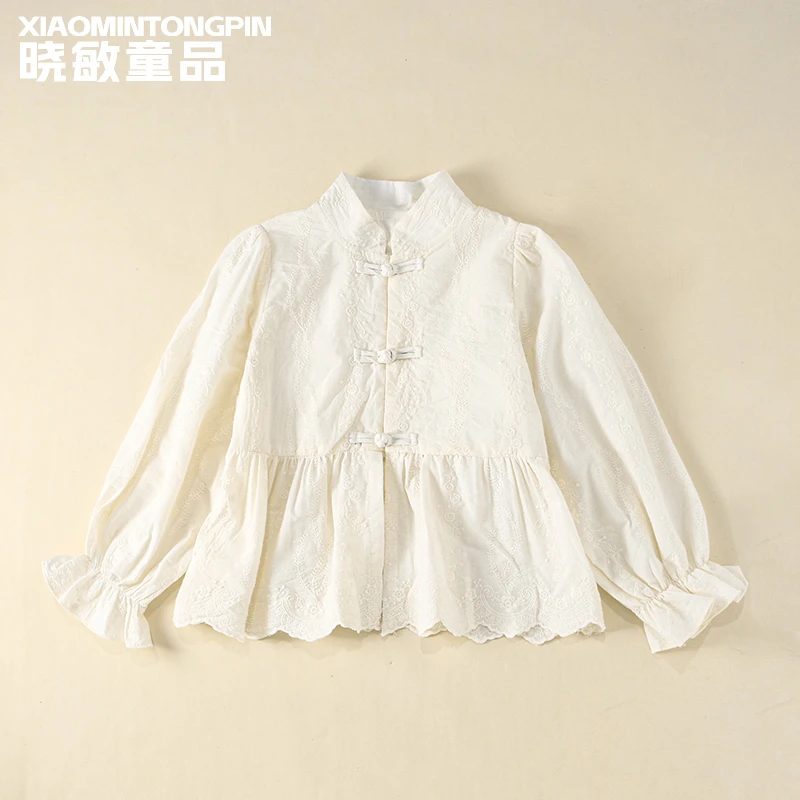 新中式钩花衬衫3C2996