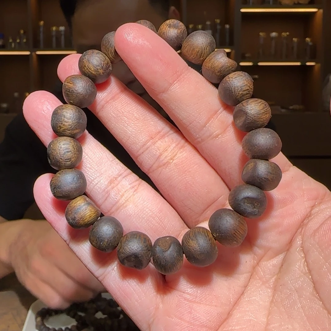 手串沉香单圈虎斑紫奇1.1/10g多样性发一条