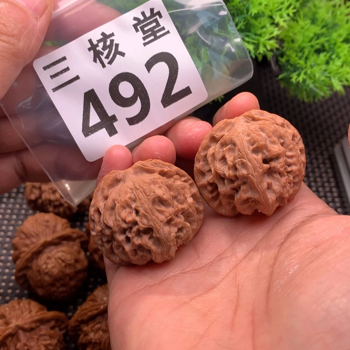 文玩核桃把件苹果38
