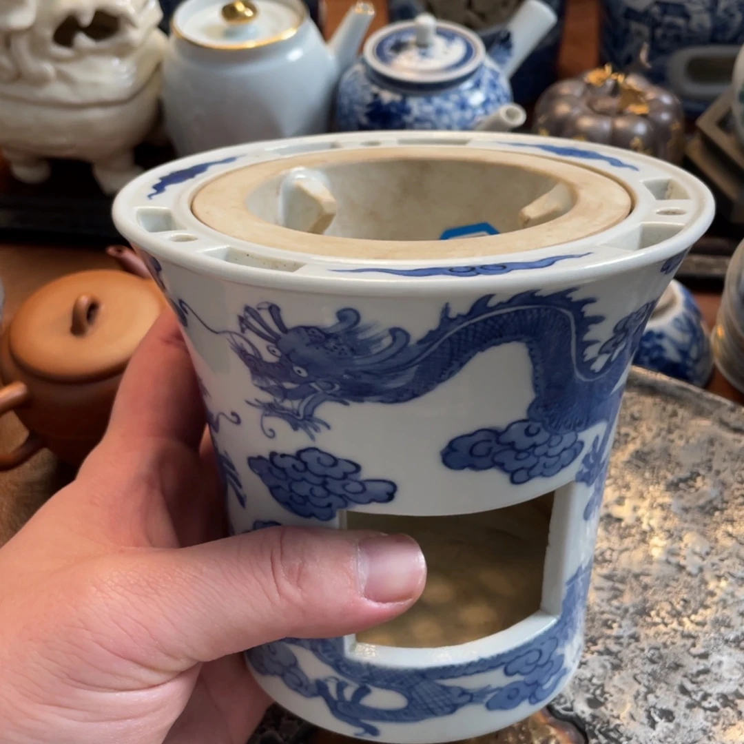 瓷片核桃两个球核桃两个球炉子