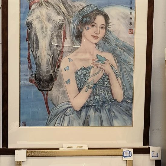 国画3.2平尺人物画作精品