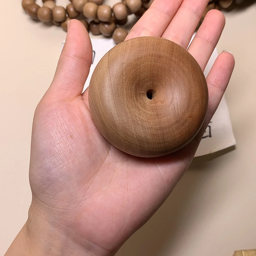 【闪购商品】檀香木无事牌檀香面包圈